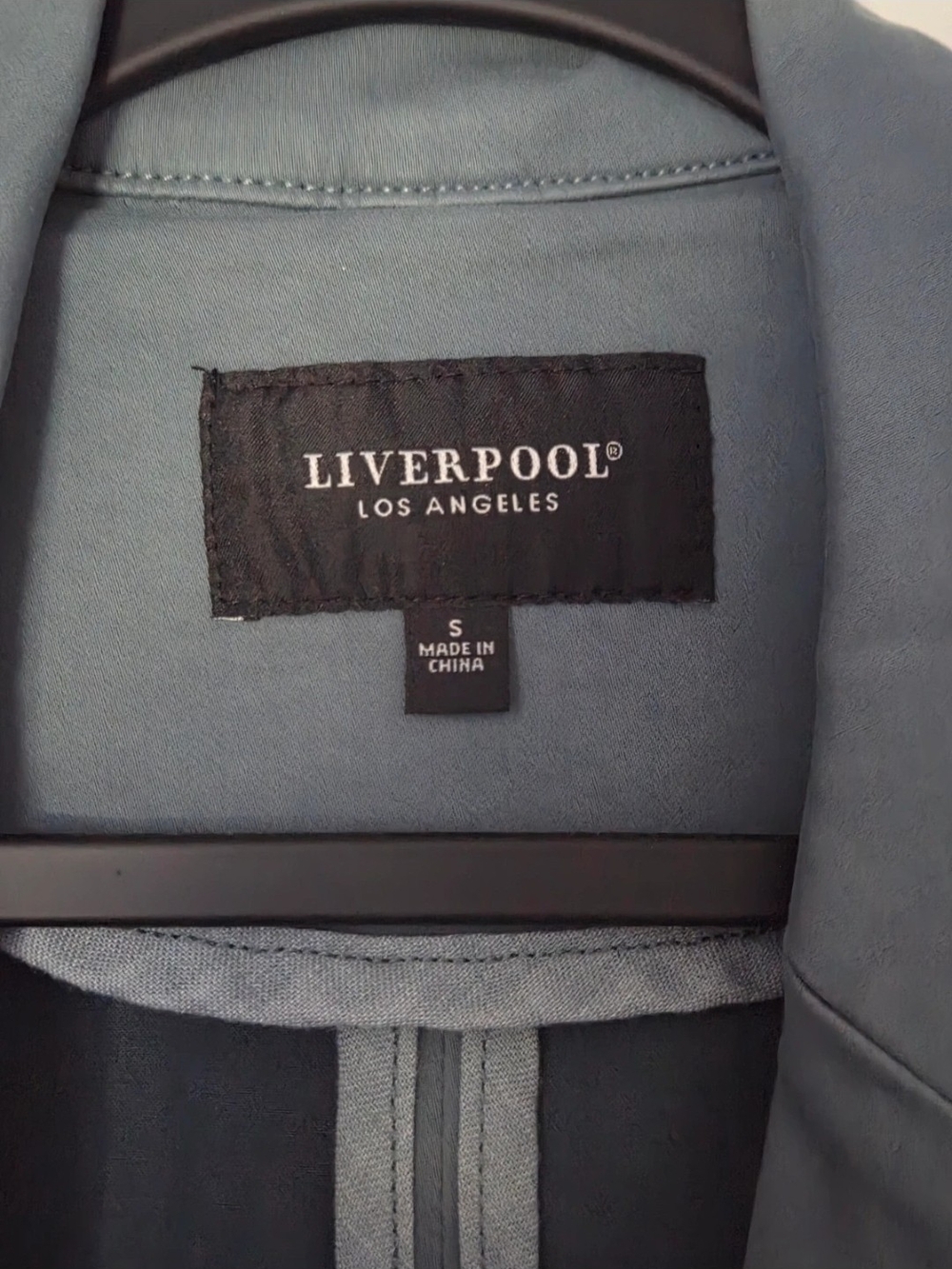 Liverpool Los Angeles Navy & Gray Blazers Size S - Picture 4 of 4